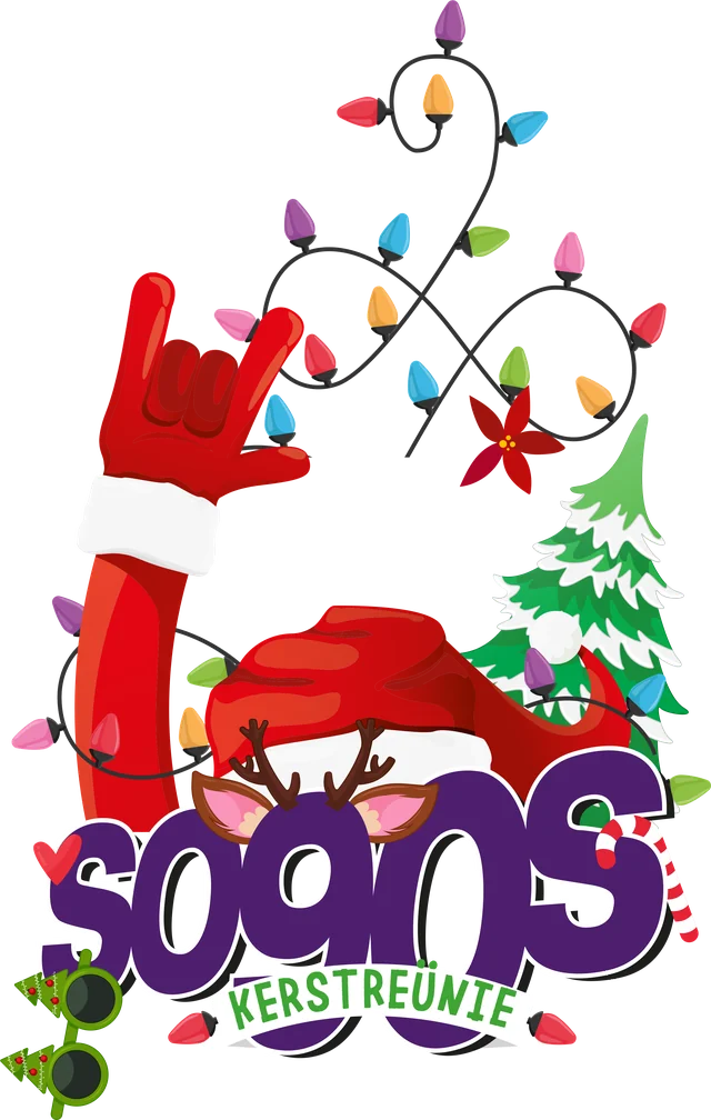 Logo So90s Kerstreünie bij Lucky Rijssen